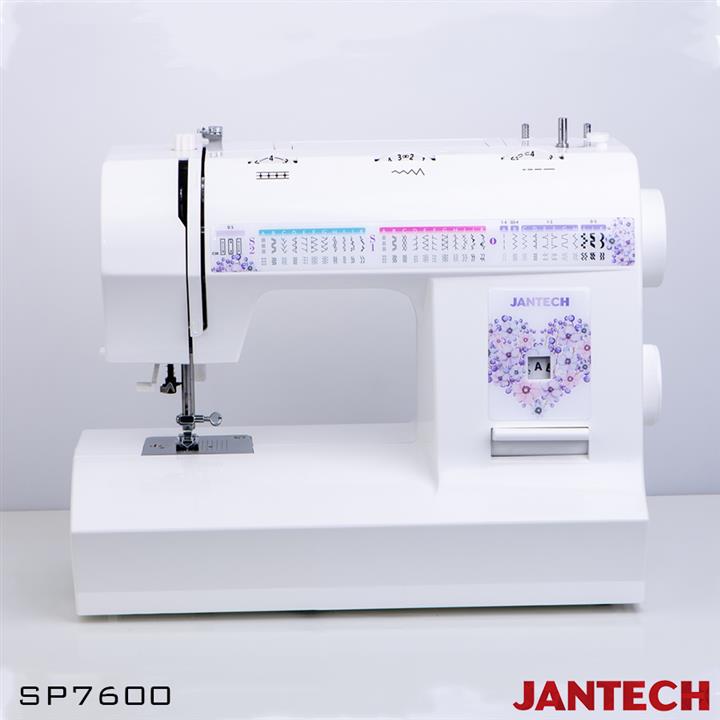 چرخ خیاطی جانتک مدل 7600 با پایه و سوزن نخ کن